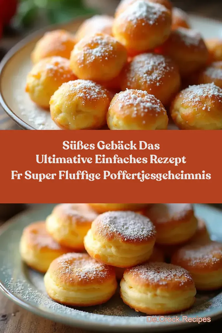 S&uuml;&szlig;es Geb&auml;ck Das Ultimative Einfaches Rezept fr Super Fluffige PoffertjesGeheimnis