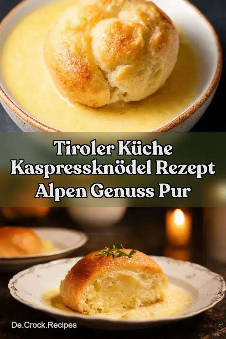 Tiroler K&uuml;che Kaspresskn&ouml;del Rezept Alpen Genuss Pur