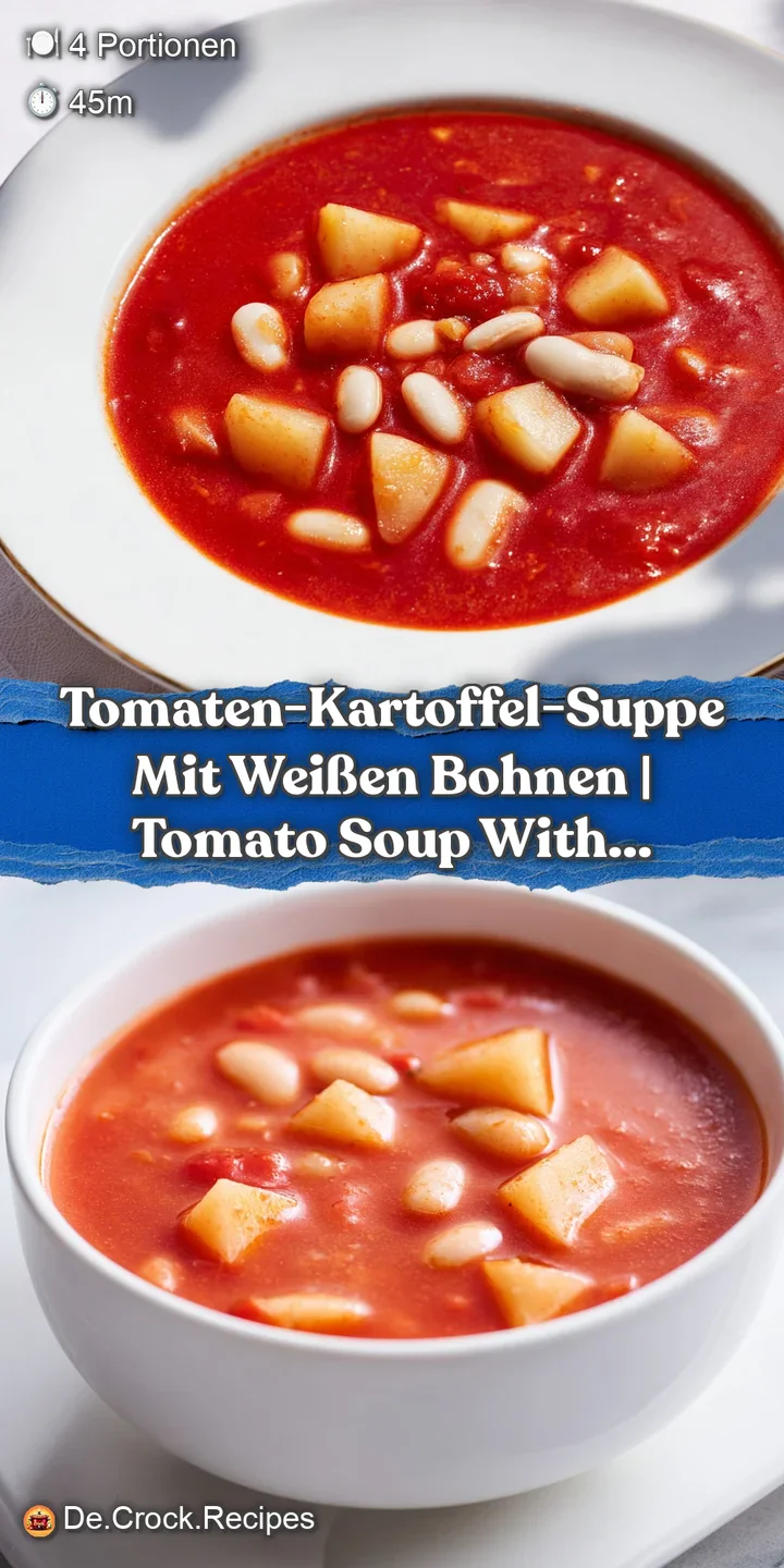 Nahaufnahme einer dampfenden, glatten roten Suppe mit fein gehackten gr&uuml;nen Kr&auml;utern auf der gl&auml;nzenden Oberfl&auml;che.
