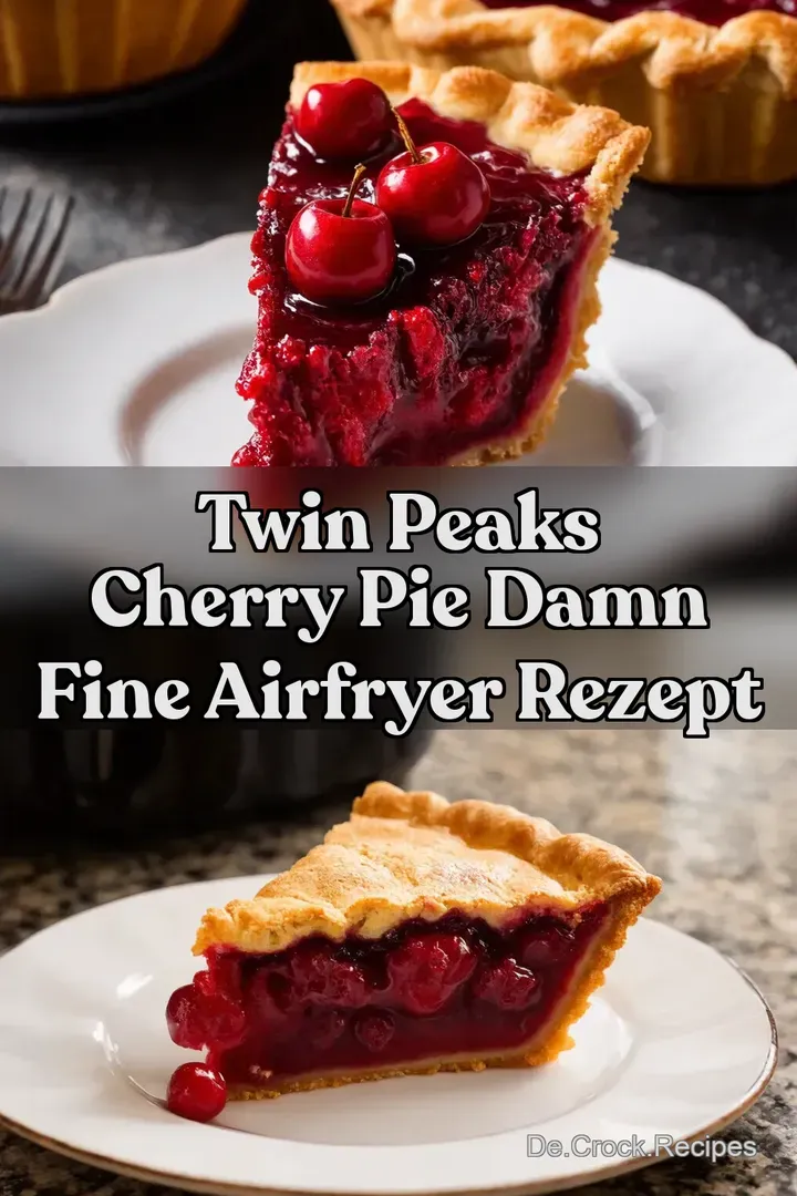 Twin Peaks Cherry Pie Damn Fine Airfryer Rezept