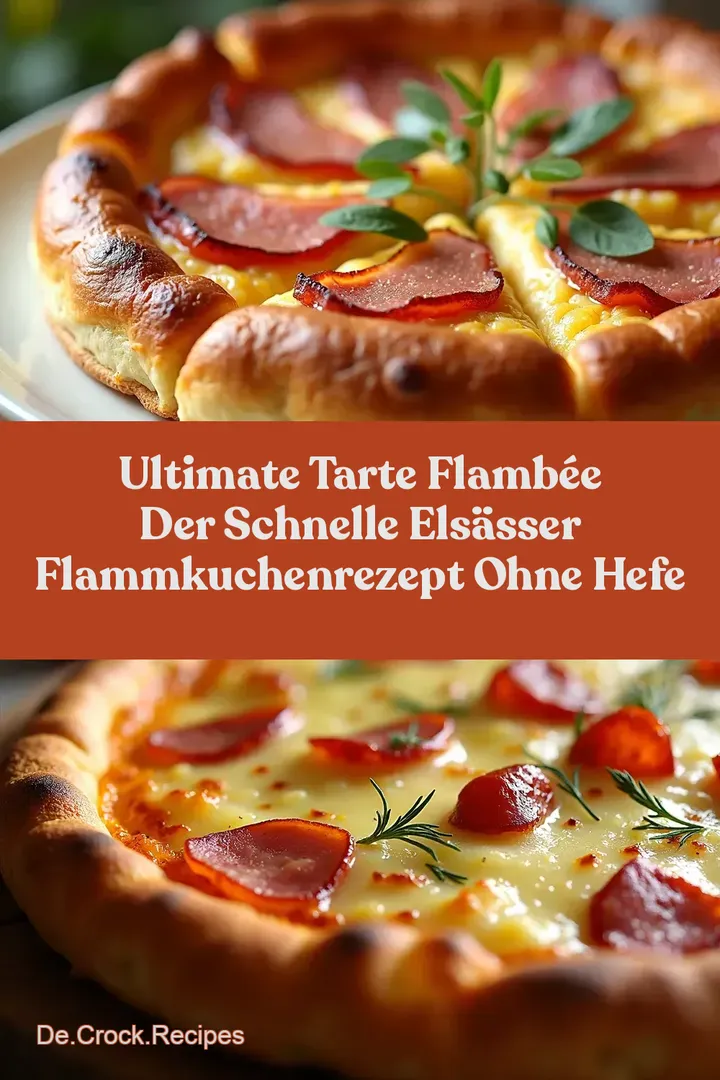 Ultimate Tarte Flamb&eacute;e Der Schnelle Els&auml;sser FlammkuchenRezept ohne Hefe