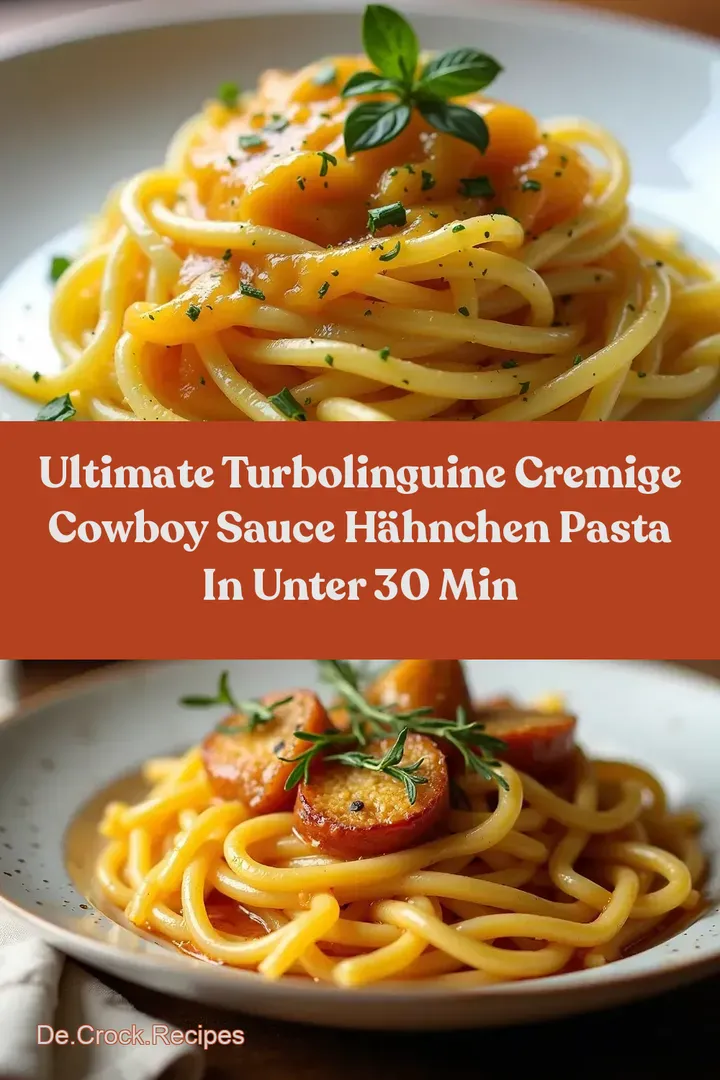 ULTIMATE TurboLinguine Cremige Cowboy Sauce Hähnchen Pasta in unter 30 Min
