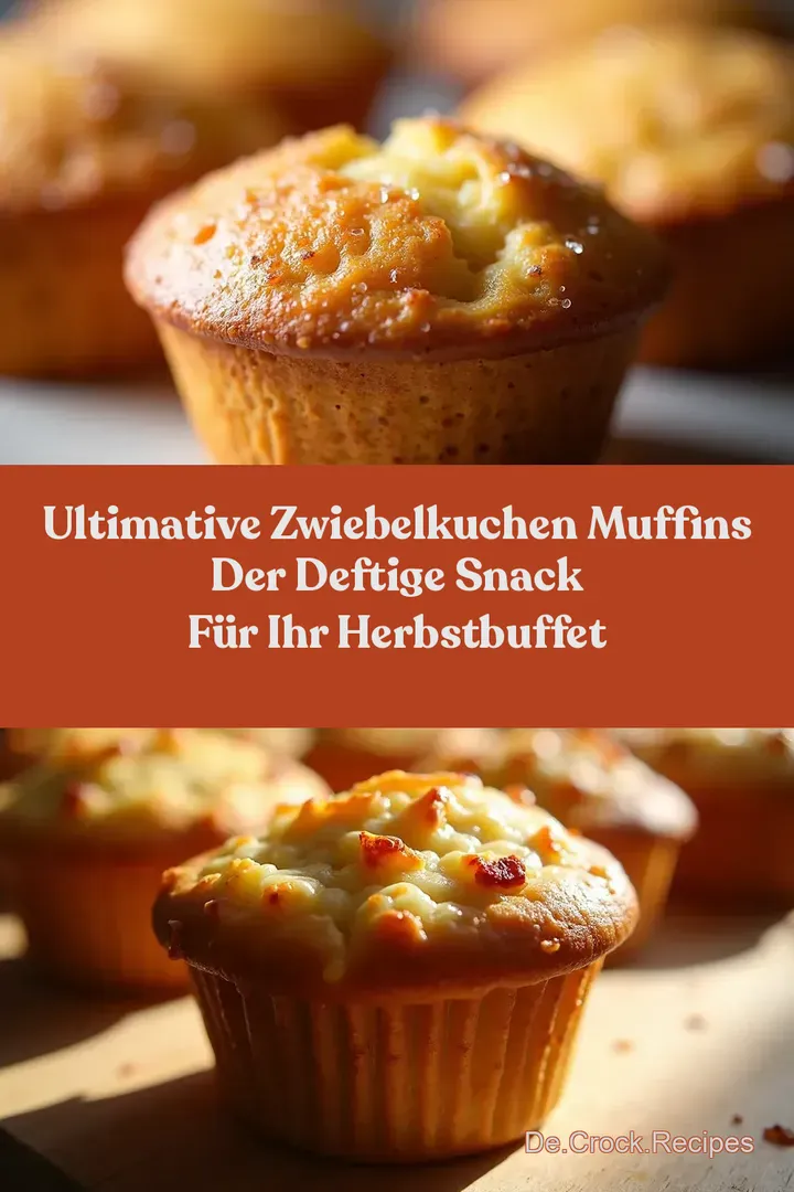 Ultimative Zwiebelkuchen Muffins Der Deftige Snack f&uuml;r Ihr HerbstBuffet