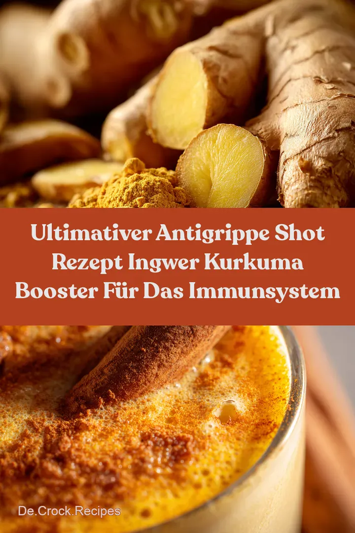 Ultimativer AntiGrippe Shot Rezept Ingwer Kurkuma Booster f&uuml;r das Immunsystem