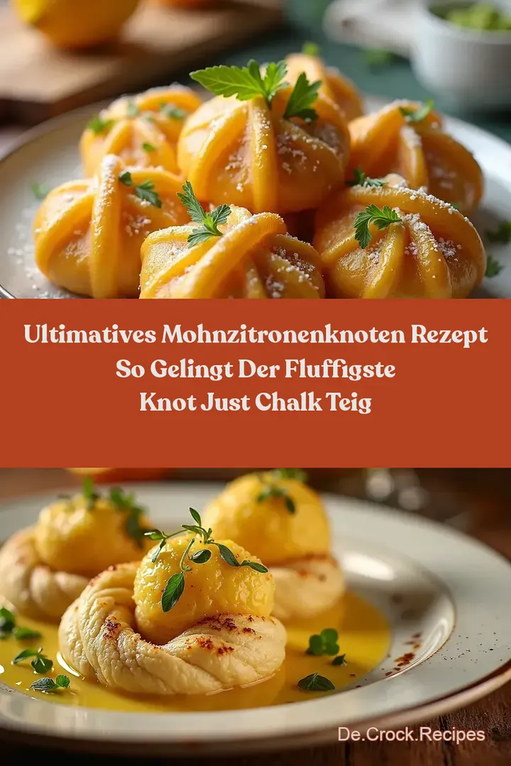 Ultimatives MohnZitronenKnoten Rezept So gelingt der fluffigste Knot Just Chalk Teig