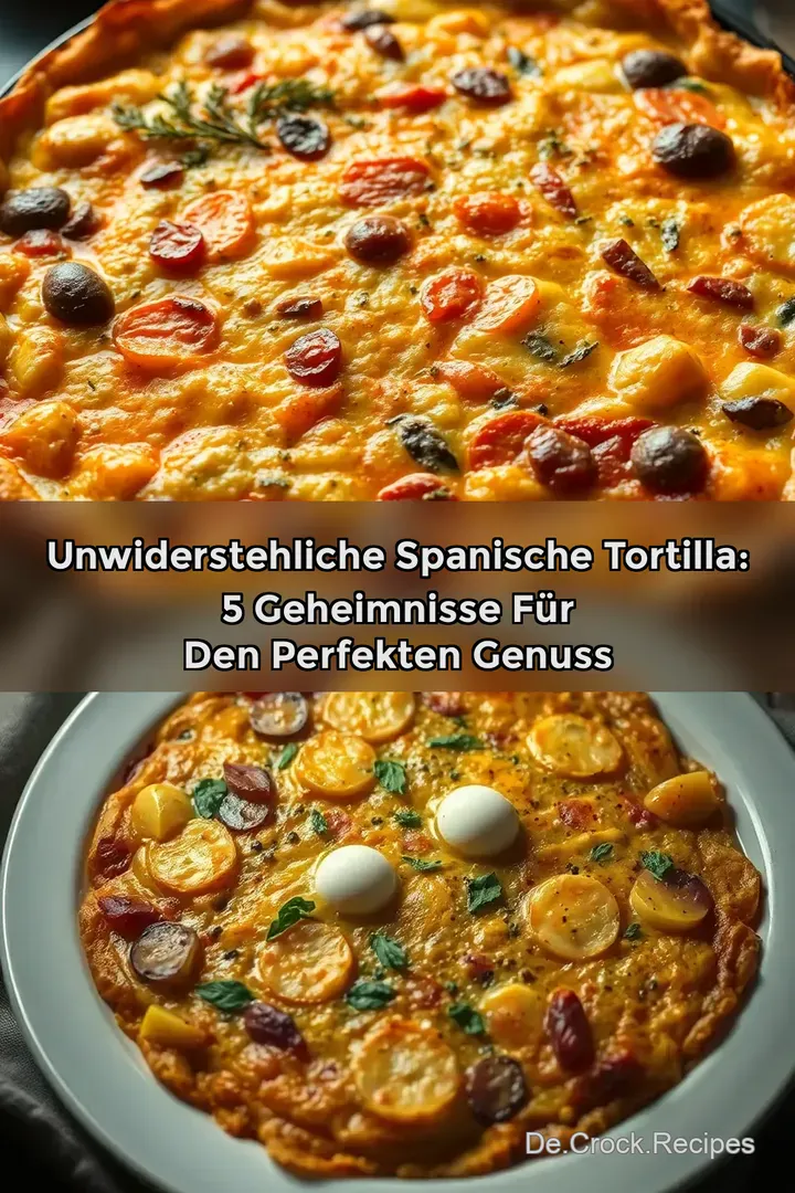 Unwiderstehliche spanische Tortilla: 5 Geheimnisse für den perfekten Genuss