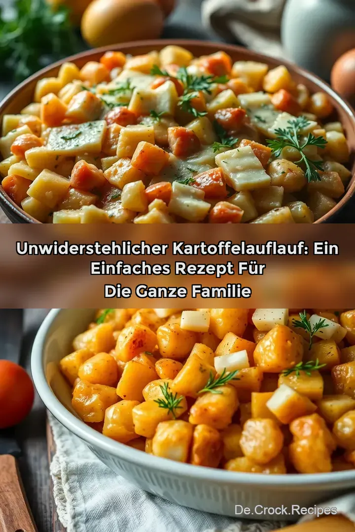 Unwiderstehlicher Kartoffelauflauf: Ein einfaches Rezept für die ganze Familie