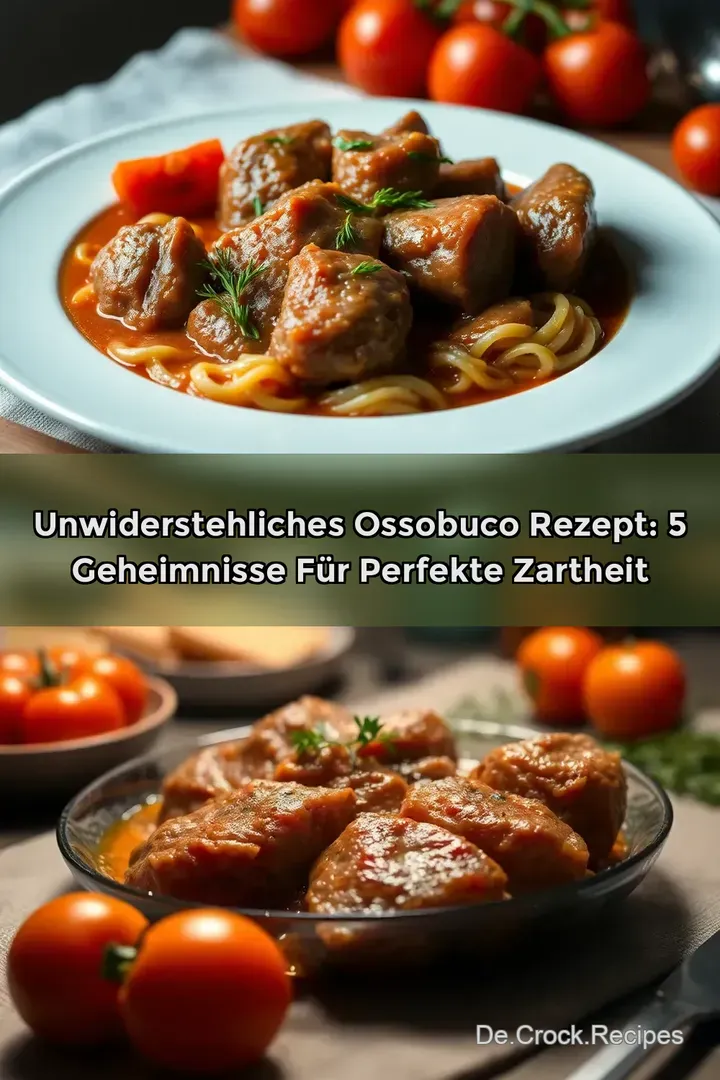 Unwiderstehliches Ossobuco Rezept: 5 Geheimnisse für perfekte Zartheit