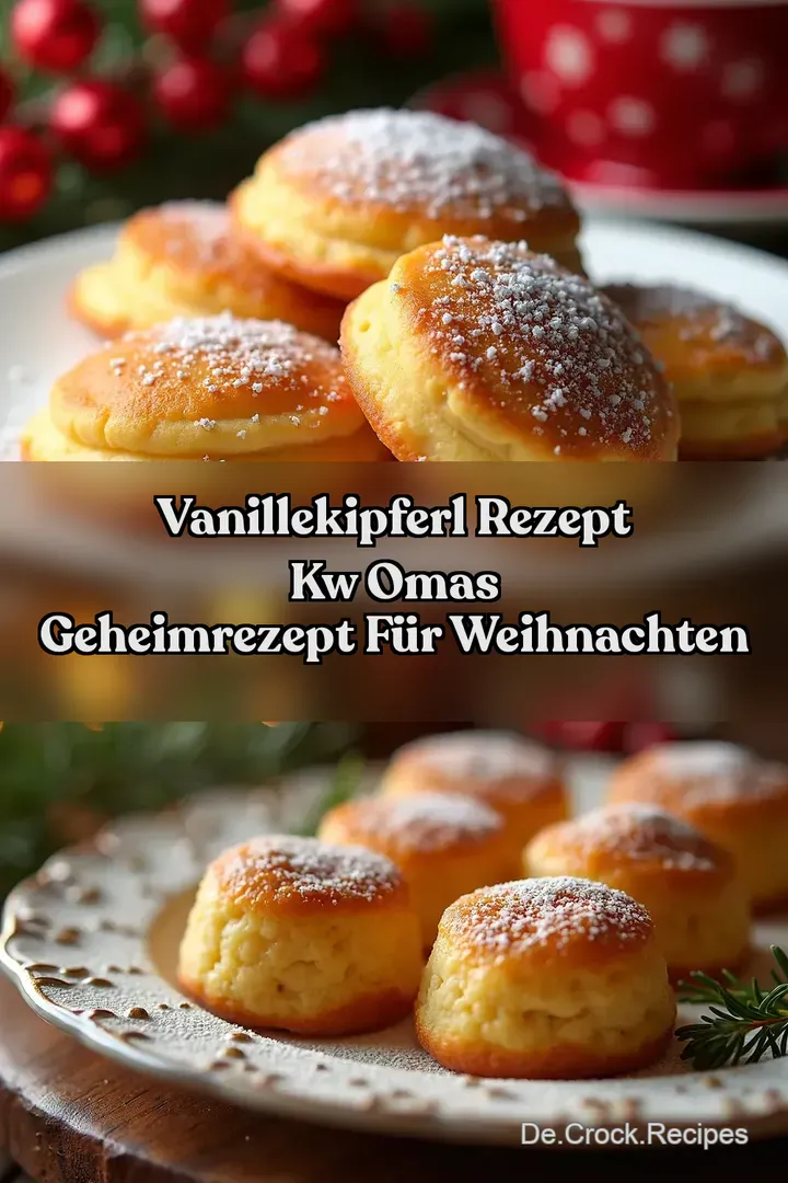 Vanillekipferl Rezept kw Omas Geheimrezept f&uuml;r Weihnachten