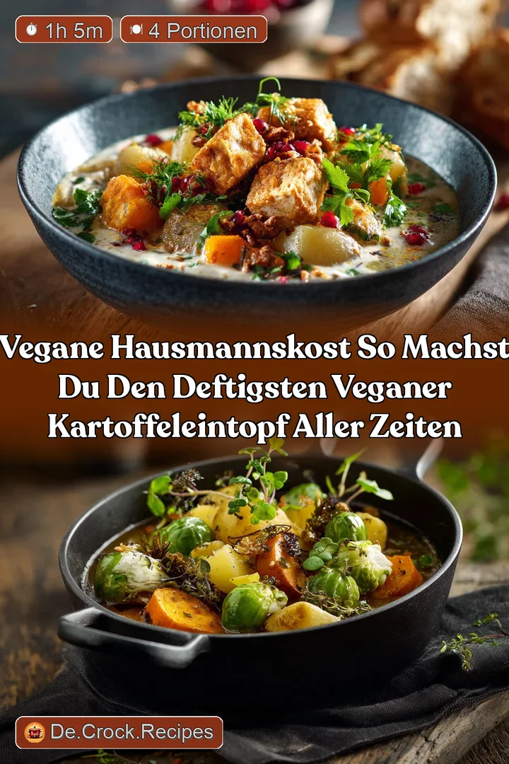 Vegane Hausmannskost So machst du den deftigsten Veganer KartoffelEintopf aller Zeiten