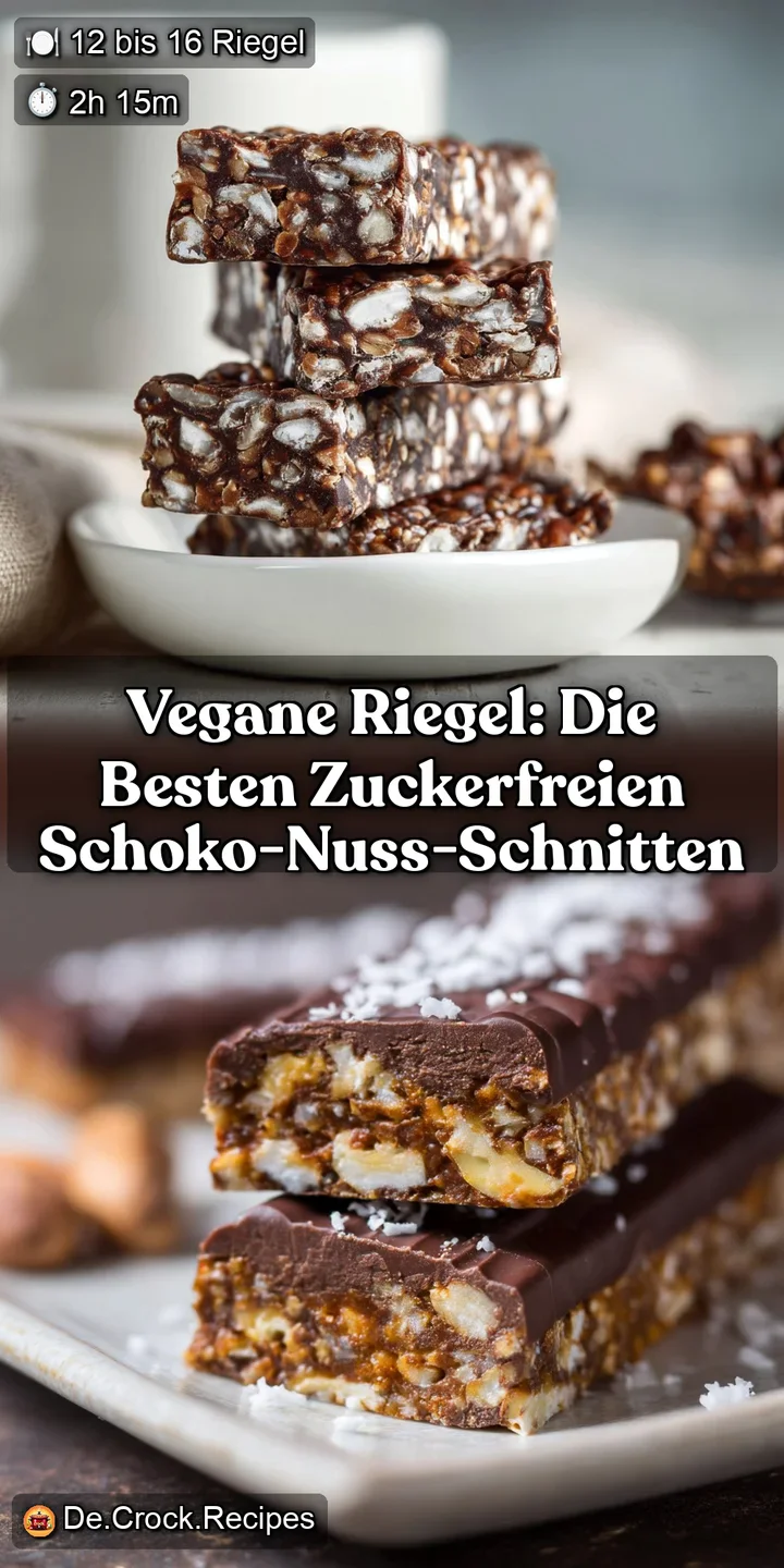 Vegane Riegel: Die besten zuckerfreien Schoko-Nuss-Schnitten