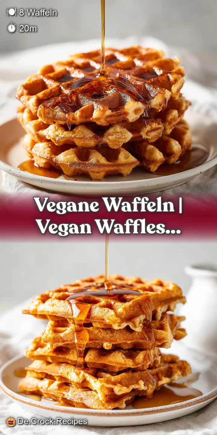 Detailaufnahme einer Waffeloberfl&auml;che mit tiefen quadratischen Mulden, gl&auml;nzendem Sirup und einer Prise Puderzucker.