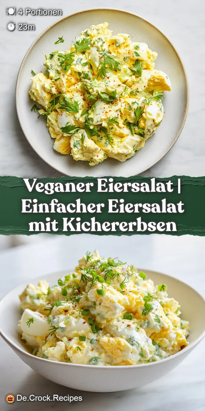 Close-up of creamy yellow tofu and chickpea 'egg salad' with visible texture and specks of herbs.