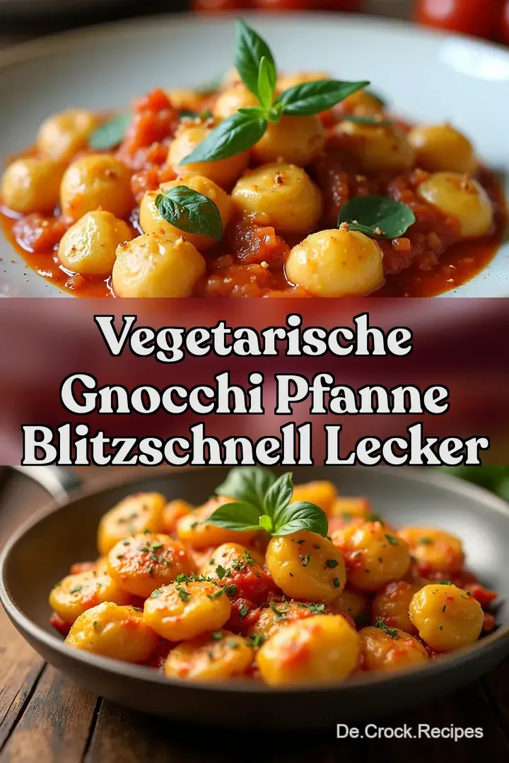 Vegetarische Gnocchi Pfanne Blitzschnell Lecker