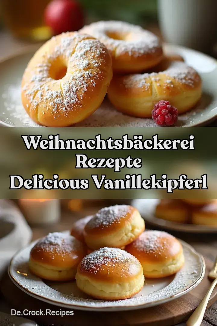 Weihnachtsb&auml;ckerei Rezepte Delicious Vanillekipferl