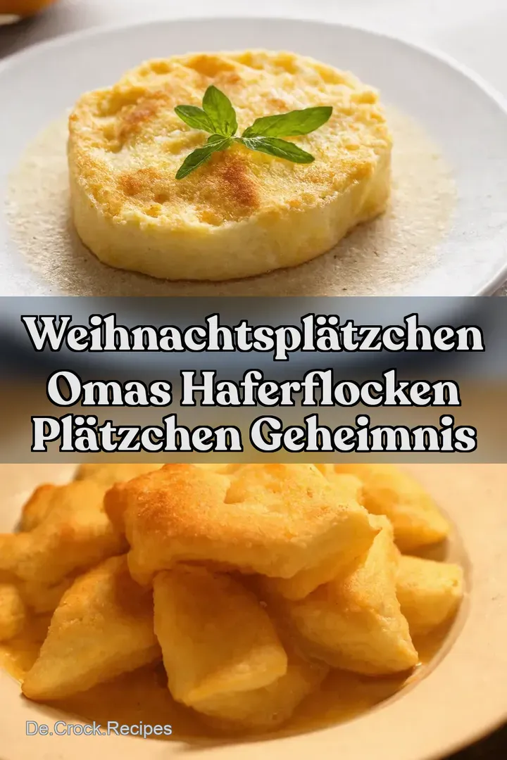Weihnachtspl&auml;tzchen Omas Haferflocken Pl&auml;tzchen Geheimnis