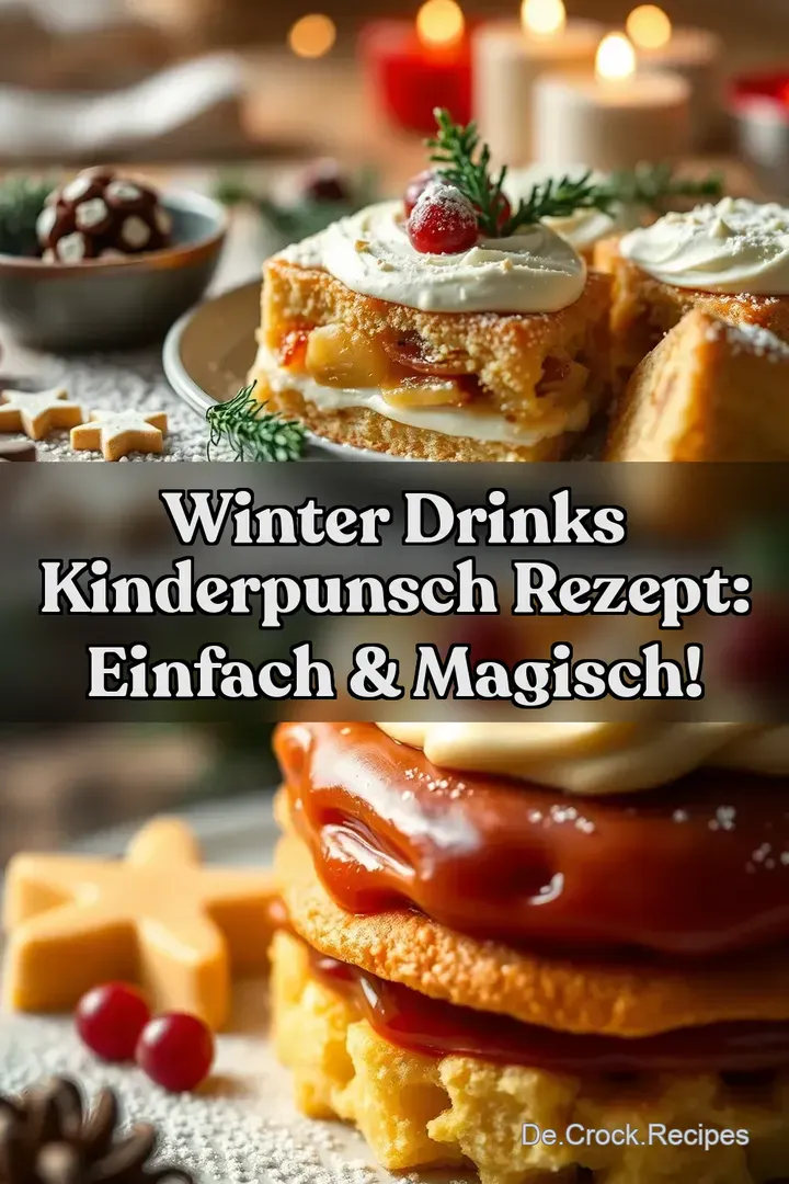 Winter Drinks Kinderpunsch Rezept: Einfach & Magisch!