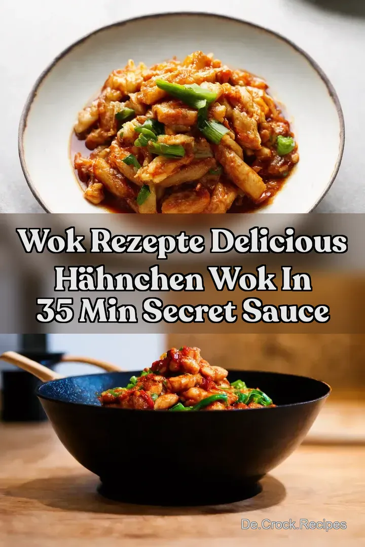Wok Rezepte Delicious H&auml;hnchen Wok in 35 Min Secret Sauce
