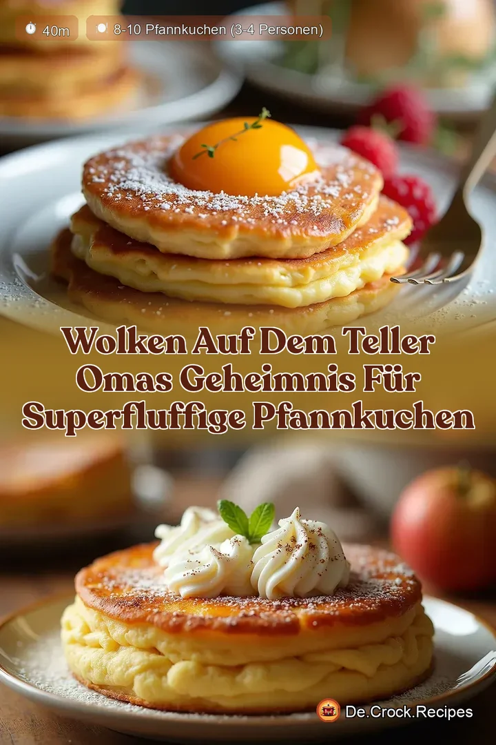 Wolken auf dem Teller Omas Geheimnis f&uuml;r superfluffige Pfannkuchen