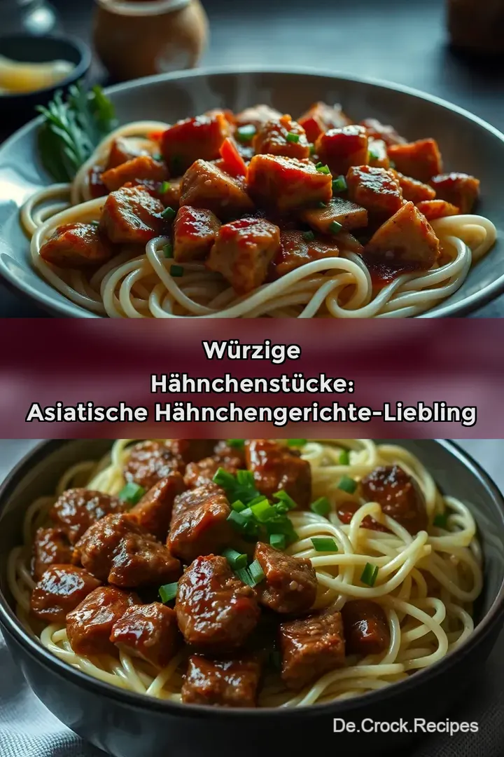 Würzige Hähnchenstücke: Asiatische Hähnchengerichte-Liebling