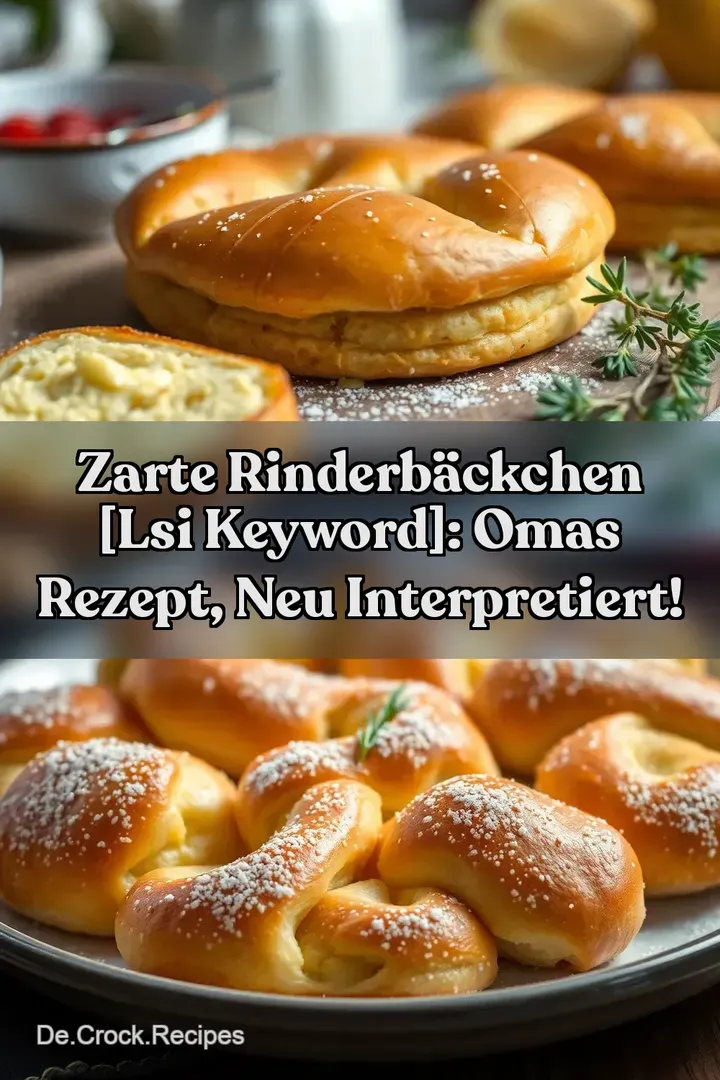 Zarte Rinderbäckchen [LSI Keyword]: Omas Rezept Neu Interpretiert!
