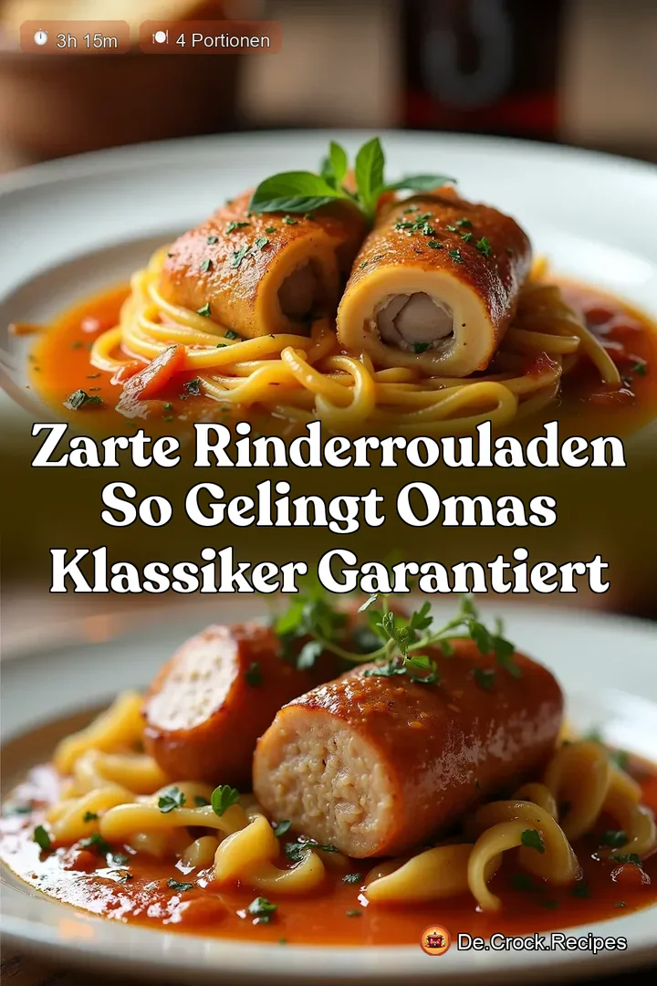 Zarte Rinderrouladen So gelingt Omas Klassiker garantiert