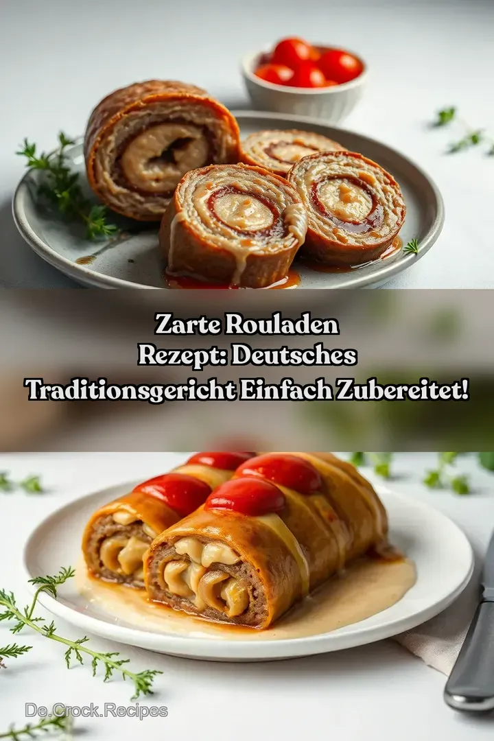 Zarte Rouladen Rezept: Deutsches Traditionsgericht einfach zubereitet!
