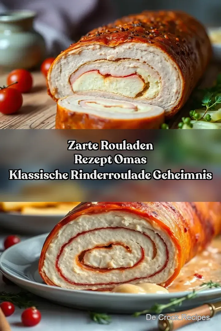 Zarte Rouladen Rezept Omas Klassische Rinderroulade Geheimnis