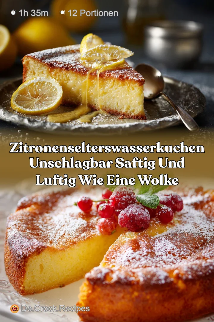 ZitronenSelterswasserKuchen Unschlagbar saftig und luftig wie eine Wolke