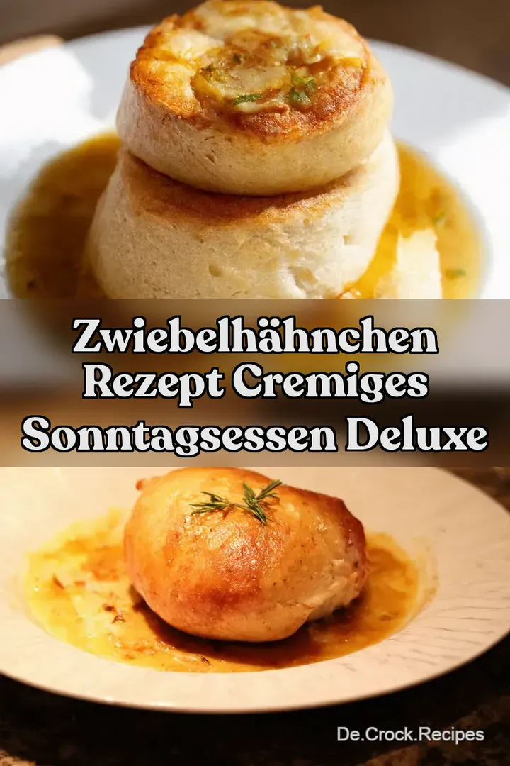 Zwiebelh&auml;hnchen Rezept Cremiges Sonntagsessen Deluxe