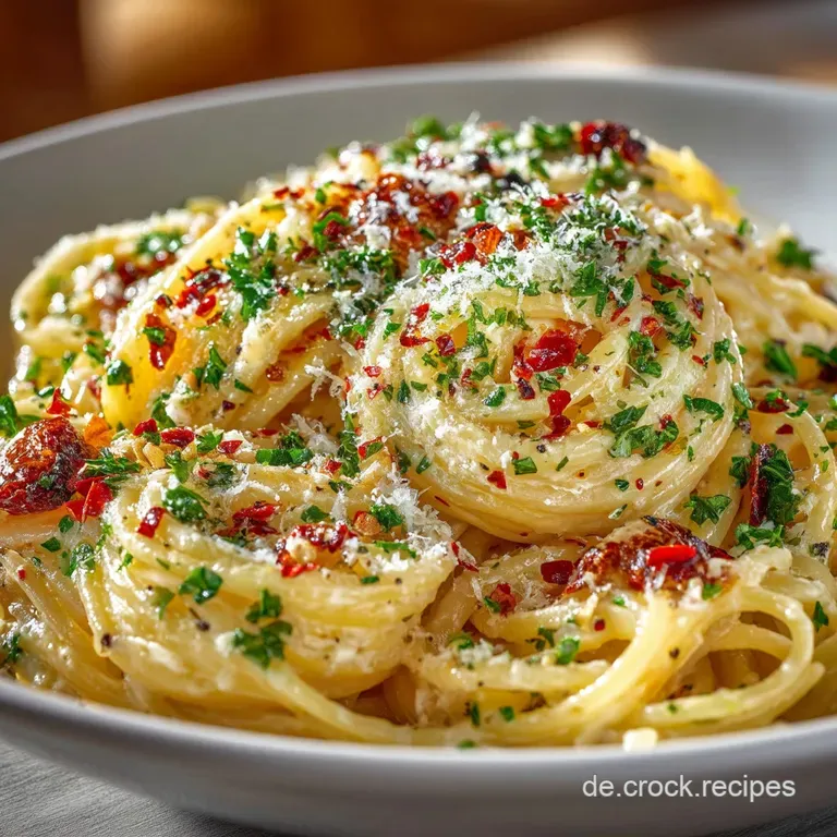 Spaghetti Aglio e Olio Die Königin der Cucina Povera presentation