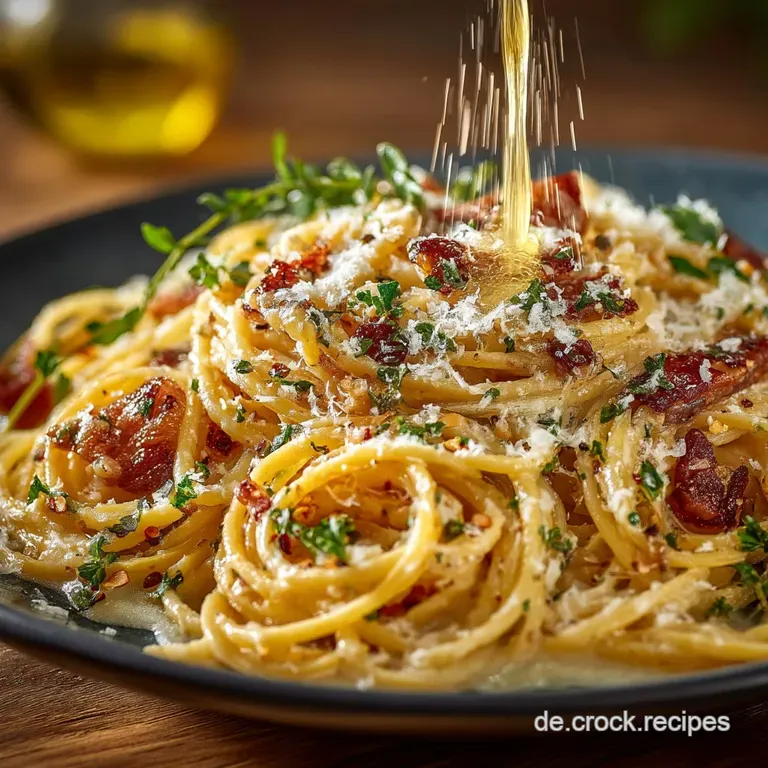 Aglio e Olio Rezept Originale BlitzPasta mit perfekter Cremina