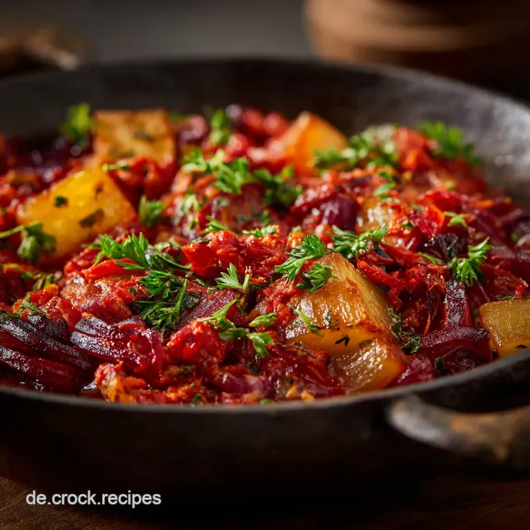 GemseHackPfanne mit Ajvar und Ebly: Herzhaft einfach und in nur 45 Minuten fertig