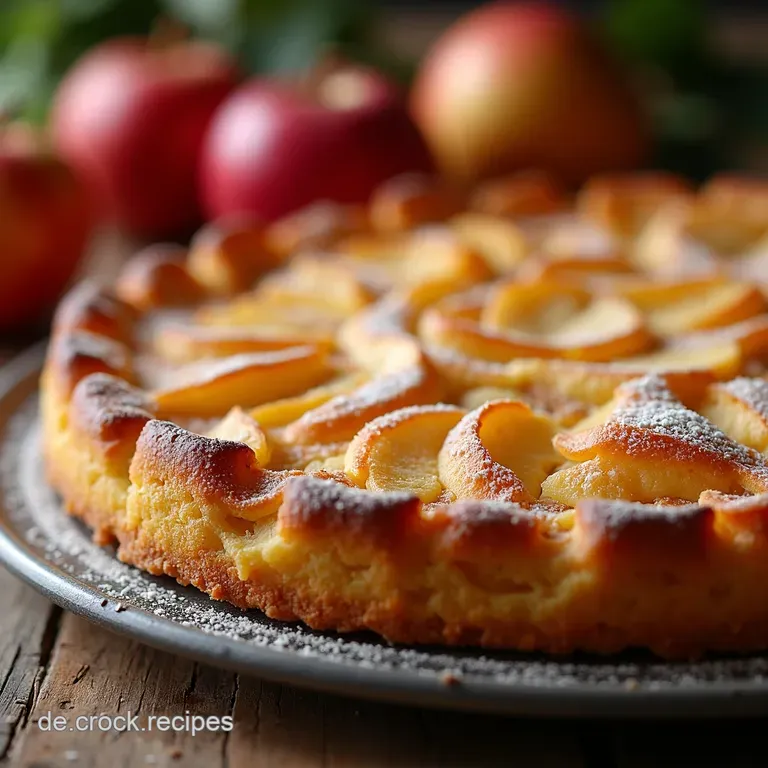 Apfel Streuselkuchen presentation