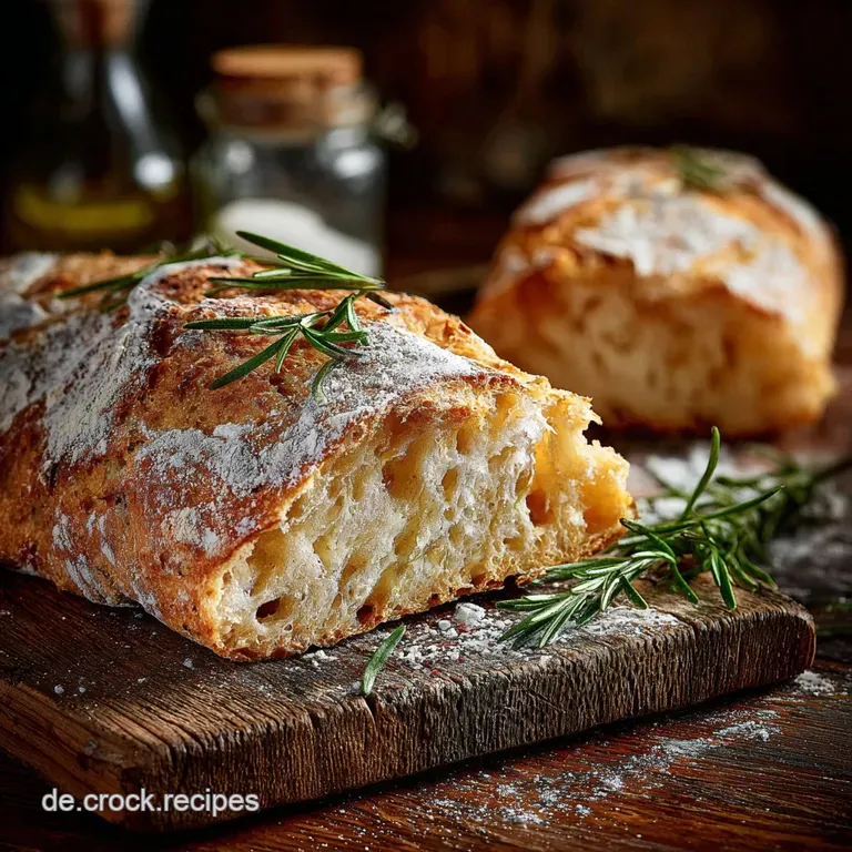 Die K&ouml;nigin Der Krume Authentische Italienische Ciabatta Mit Biga Vorteig presentation