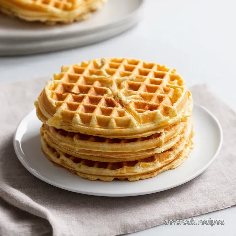 Belgische ButtermilchWaffeln mit karamellisierten Äpfeln