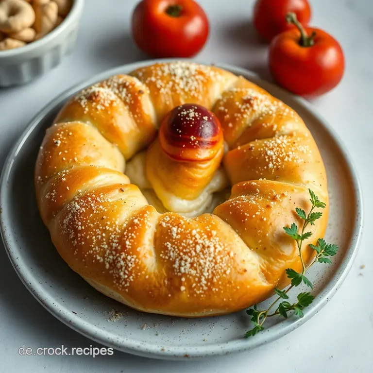 Blitz-Blätterteig-Schnecken mit Spinat und Feta presentation