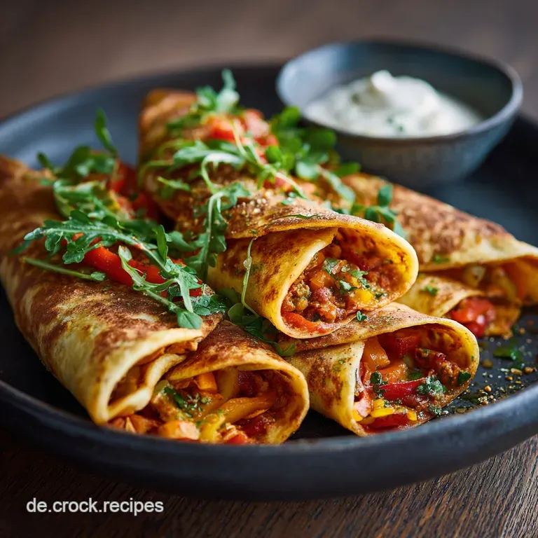 BlitzWrap Knackige TortillaWraps mit PaprikaMöhrenFüllung