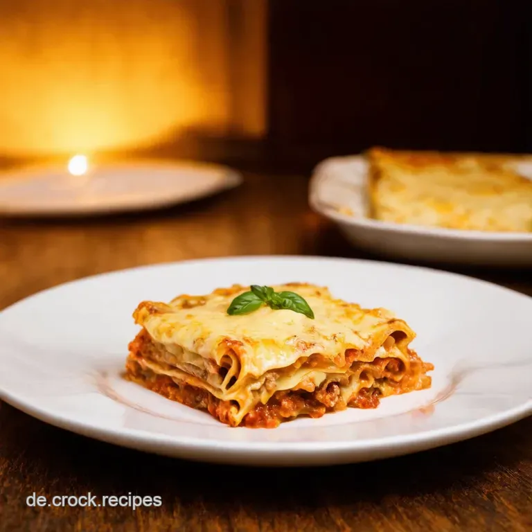 Blitzlasagne Aus Der Pfanne Mit Blitzb&eacute;chamel presentation