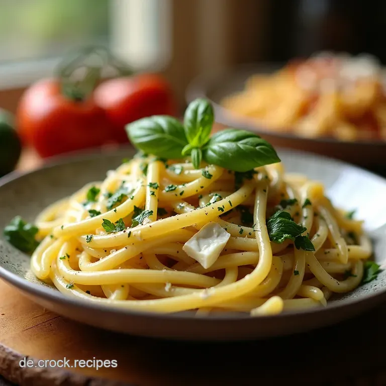 Blitzpasta Mit Zucchini Und Ricotta presentation