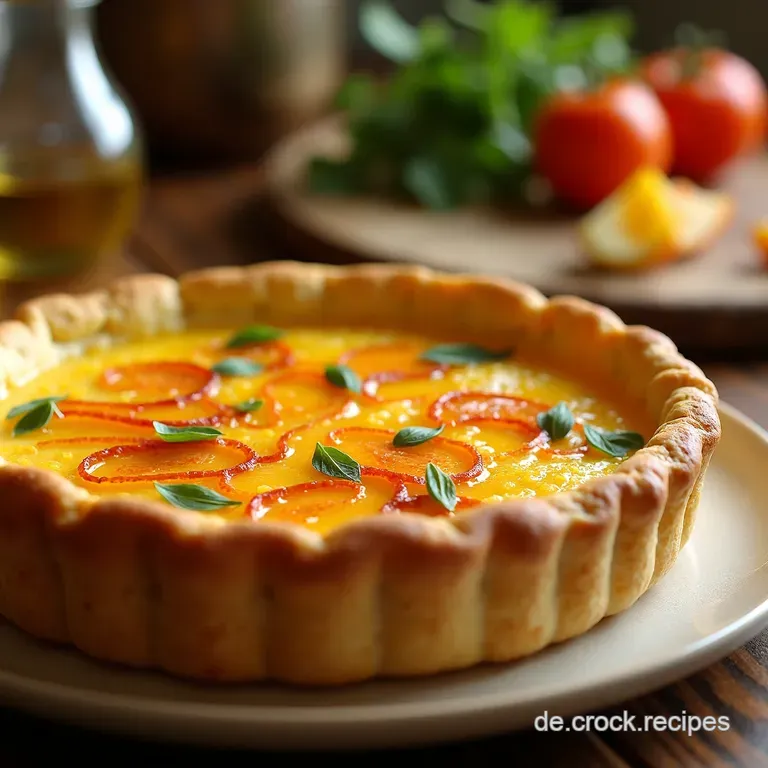 Blitzschnelle 3Zutaten Spargeltarte Mit Minispargel presentation