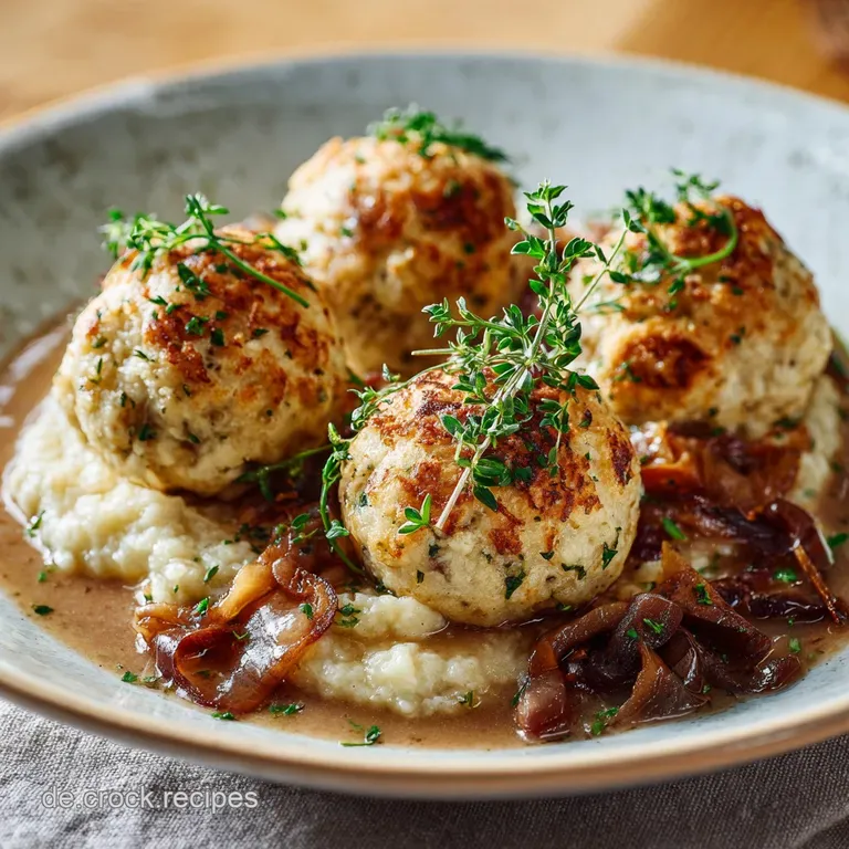 Böhmische Knödel Knedlíky Der Fluffige Hefeklassiker für Gulasch und Braten