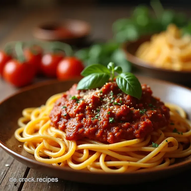 Bolognese So&szlig;e Alla Nonna Der Klassiker presentation
