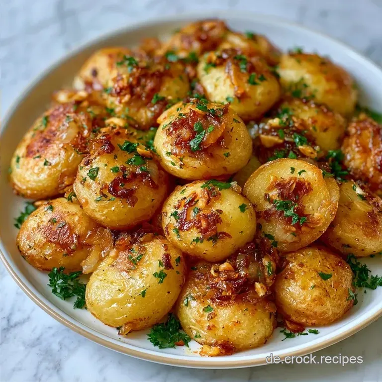 Knusprige Bratkartoffeln mit Zwiebeln