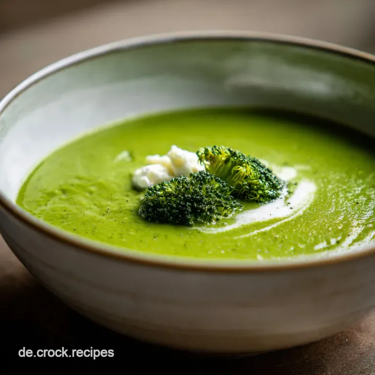 Brokkolisuppe: Frisch und Samtig