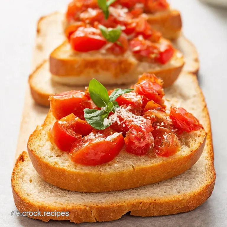 Bruschetta Alla Pomodoro &ndash; Der Sommer Auf Brot presentation
