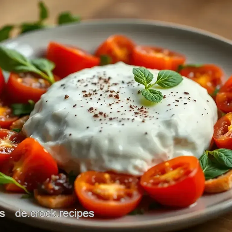 Sommerfrische Burrata: Mein Tomaten-Pfirsich-Traum!