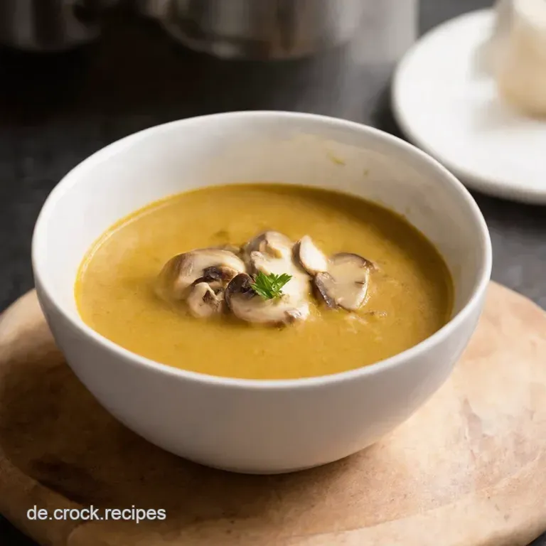 Champignoncremesuppe Die Cremige Pilzwonne presentation
