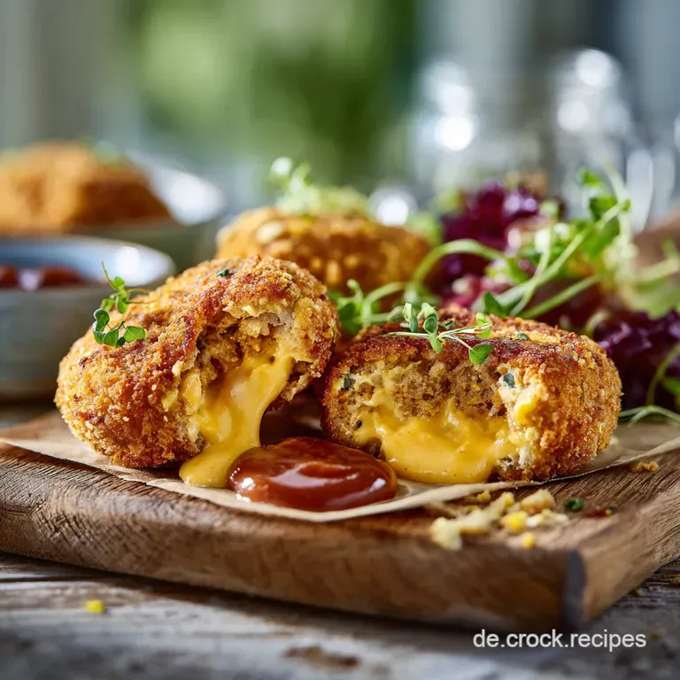 Cheeseburger Kroketten Das knusprige RindfleischK&auml;seRezept