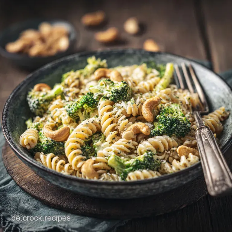 Die BlitzPasta Cremige BrokkoliRigatoni mit Zitrone und CashewKick Vegan